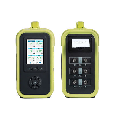 Portable Multi Gas Detector With Pump Suction PH3 SF6 ETO O2 CO VOC H2S Gas Analyzer