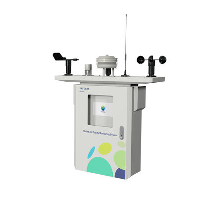 SAFEGAS AQD5000 High Resolution Ambient Air Quality Monitoring System for Industrial Outdoor Use with Real-time Monitoring