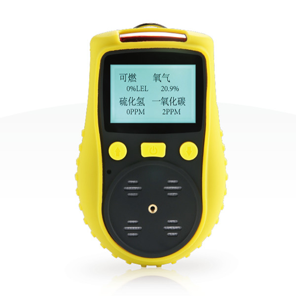 Mini Size CO H2S O2 LEL Multi Gas Detector with ABS Leather Case