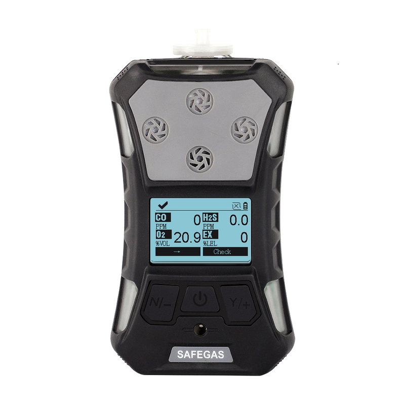 Pump Suction H2S CO Toxic Gas Leakage Detector For Air Protection